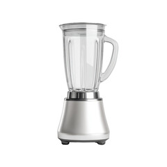 Modern Kitchen Blender with Clear Jar and Stainless Steel Base for Smoothies and Healthy Drinks Preparation Transparent background or png