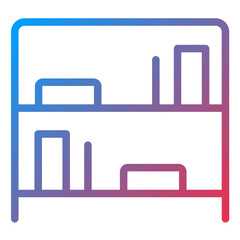 Shelf Line Icon Style
