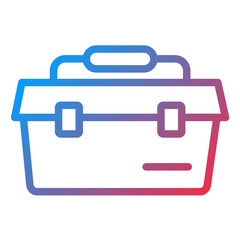 Toolbox Line Icon Style