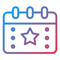 Calender Line Icon Style