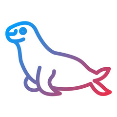 Seal Line Icon Style