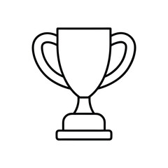trophy line art