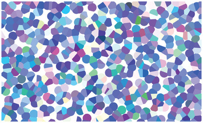 Abstract background Mosaic of Irregular Shapes in Cool Tones