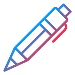 Pen Line Icon Style