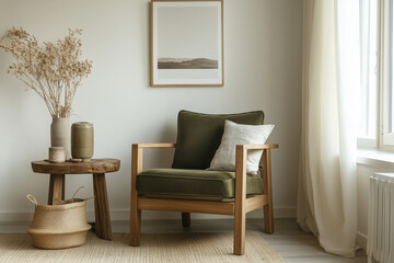 A modern and minimalist living room