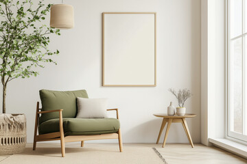 A modern and minimalist living room