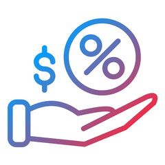 Loan Line Icon Style