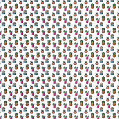Seamless pattern for Juice bar