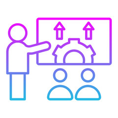 Fototapeta premium Training Icon