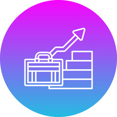 Fototapeta premium Advancement Icon