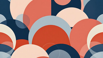 Pastel Abstract Circular Pattern Design