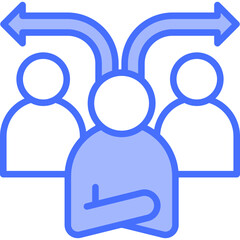 Leadership Pipeline solid icon
