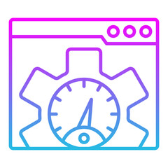 Web speed test Icon