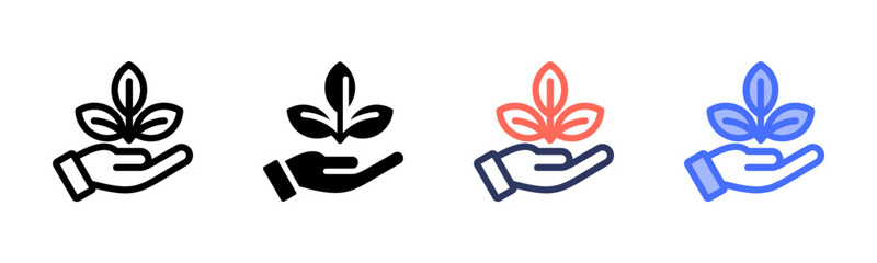 Fototapeta premium Plant A Tree Icon