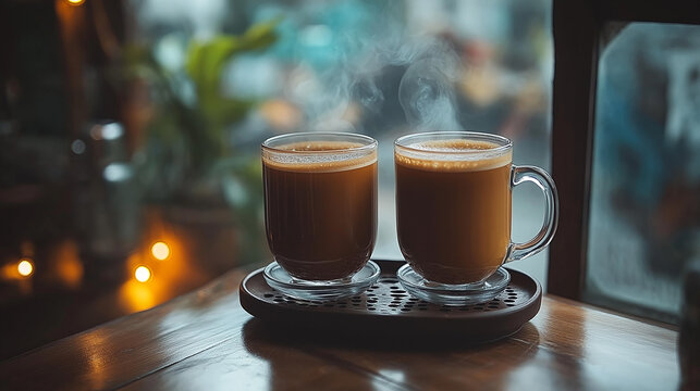 Cozy Coffee Shop Real Aesthetic Wallpaper Background for Your Devices