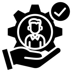 Employee Retention glyph icon