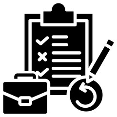 Job Redesign glyph icon