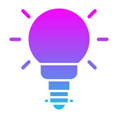Fototapeta premium Lightbulb Icon