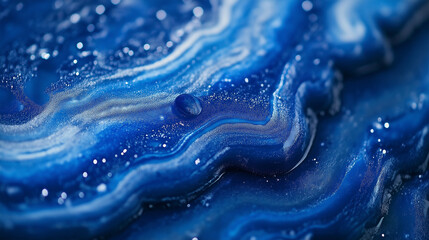 Stunning Blue Agate Texture Real Aesthetic Wallpaper Background