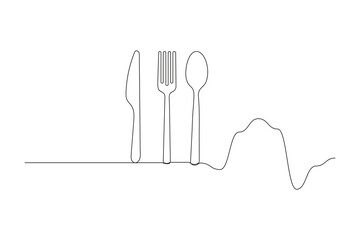 Minimal One Line Art Drawing | Continuous Line Vector Illustration
