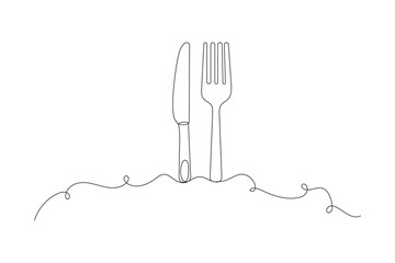 Minimal One Line Art Drawing | Continuous Line Vector Illustration
