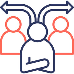 Leadership Pipeline line color icon