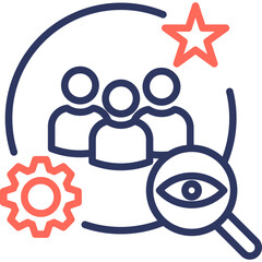 Talent Review line color icon