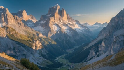 Alps Dolomites at day
