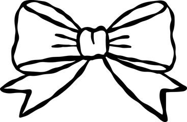 Hand-Drawn Bow
