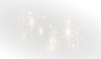 Magical golden trail with twinkle, bokeh, and sparkling starlight. A bright, festive PNG overlay perfect for Christmas greetings, holiday cards, or decorative celebration designs.