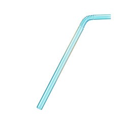 Drinking straw isolated transparent background cutout 