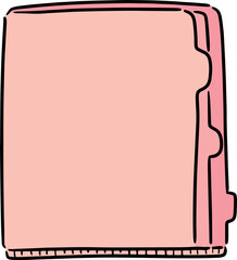 Illustration of folder
