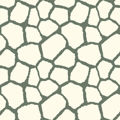 Abstract modern giraffe seamless pattern. Animals trendy background. Colorful decorative vector stock illustration for print, card, postcard, fabric, textile. Modern ornament of stylized skin.