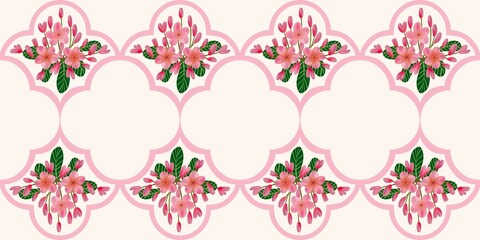 Seamless watercolour and unique floral pattern background for covers, notes, banner. Soft backgrounds colour. Watercolour art work. Flower stalk. Colourful flower.