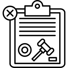 Breaking a Lease Clause Icon