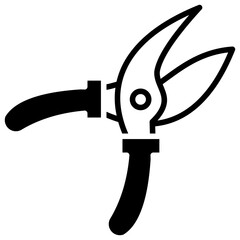 Pruners outline mixed icon