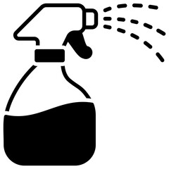 Sprayer outline mixed icon