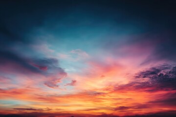 Fototapeta premium Dramatic sunset cloudscape