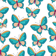 Butterfly seamless design