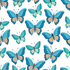 Butterfly seamless design
