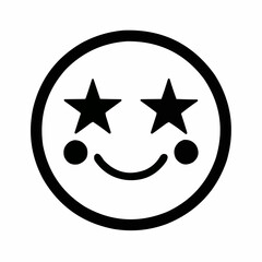 Shiny red star button icon with a glossy circular design, a bright web symbol