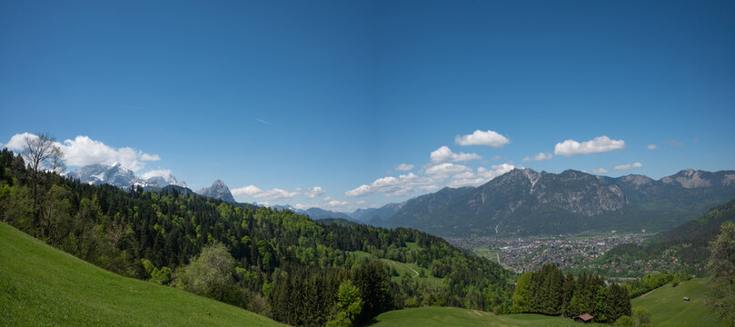 Zugspitzpanorama bei Garmisch