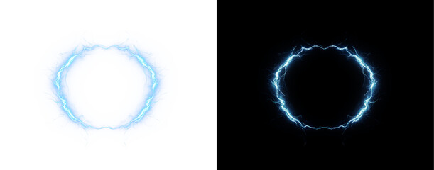 Lightning, frame, border, circle, and thunderbolt create this electrifying PNG. A glowing PNG Overlay with transparent blue discharge perfect for voltage-themed or tech vector visuals.