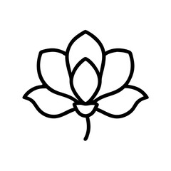 vector illustration of a flower