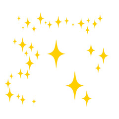 Sparkle Golden Star Icon