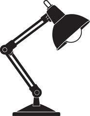 This collection of image features black and white illustration of lamps, including table lamps, floor lamp and hanging lamp.