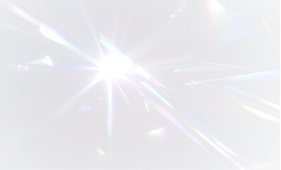 Transparent crystal diamond bright neon rainbow spectrum light glass effect magic PNG overlay prism radiant ray reflection shine crystal shiny streak design decoration fantasy filter flare gem PNG.   © Yana