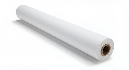 High-Quality White Roll of Paper Perfect for Printing and Crafts