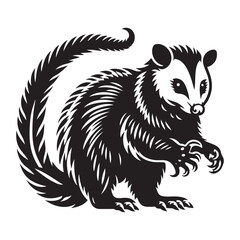 vector illustration of a cartoon squirrel