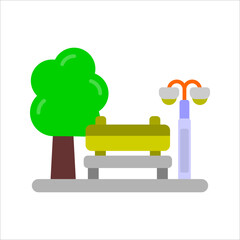 Park Vector Icon